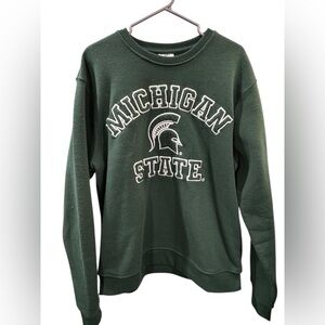 Green Michigan State Spartans Sweatshirt